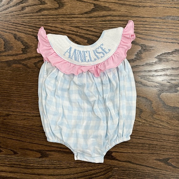 Busy Bee Smock One Pieces 3m Annelise Name Smock Poshmark